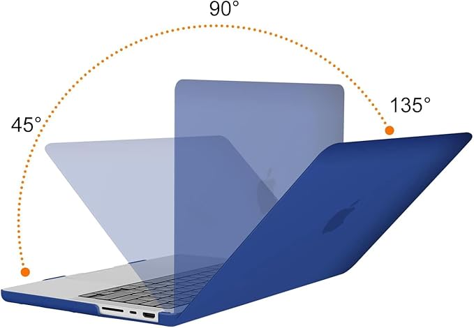 MOSISO Compatible with MacBook Pro 14 inch Case M5 2026 M4 2025 M3 M2 M1 2024-2021 A3427 A3426 A3434 A3112 A3185 A3401 A2918 A2992 A2779 A2442,Hard Case&Keyboard Skin&ScreenFilm&Pouch, Royal Blue