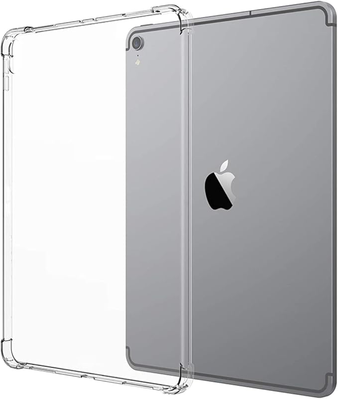 Clear Case for iPad 6th/5th Generation 9.7 inch (2018/2017),for iPad Air 1/Air 2 Cover Soft TPU Back Shockproof Lightweight Transparent Shell for iPad 9.7 inch/Air 1st/2nd Gen/Pro 9.7, Clear