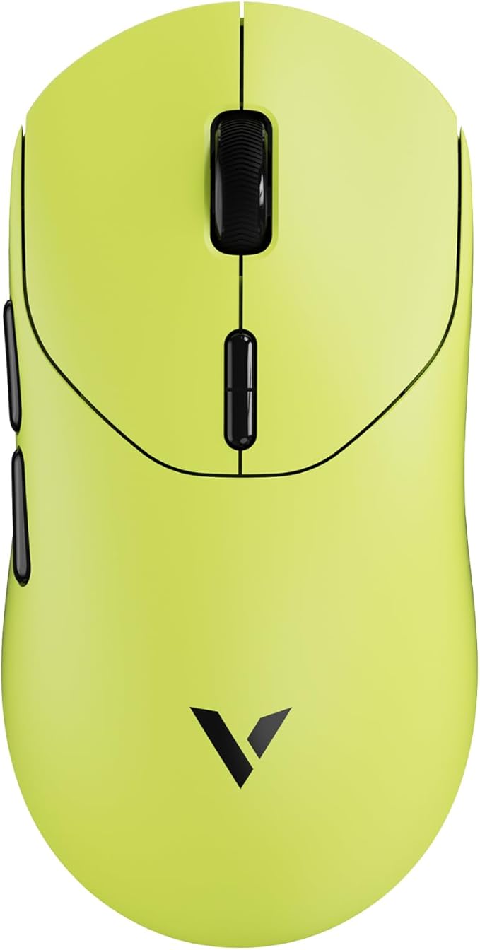 Rapoo VT2 Wireless Gaming Mouse, True 8K Wireless Polling Rate, 53g Lightweight, Up to 750 Hr Battery, Nordic nRF54L15 MCU, 100-Million Mechanical Switch, 10 Programmable Buttons, Macro Enabled