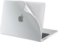 BlueSwan for MacBook Air 13.3 inch Case, 2020-2018 M1 A2337 A2179 A1932, Anti-Scratch Flexible Protective Laptop Cover with Grippy Matte Texture, Slim and Easy Installation, Frosted White