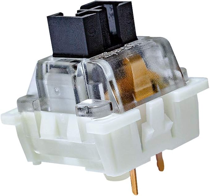 outemu Pack 32 Black Switches, 3-Pin Linear Heavy 65gf Dustproof Key Switches - DIY Replaceable for Mechanical Keyboard