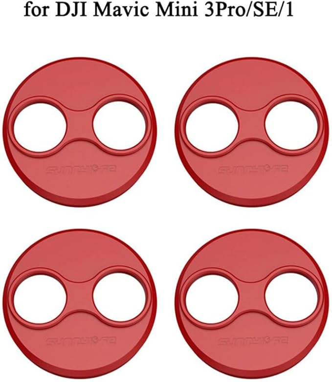 Mavic Mini 3 2 1 Motor Cover Cap Drone Dust-Proof Engine Protector Guard Protective Accessories for DJI Mavic Mini 2 SE 3 Pro (for Mini 1 SE 3 3Pro Red)