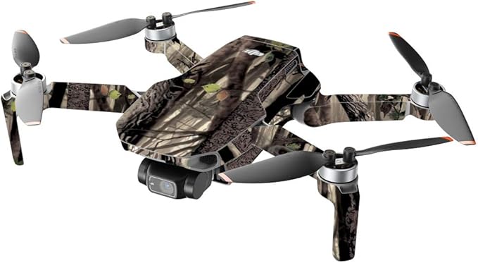 MightySkins Compatible with DJI Mini 2 Portable Drone - Tree Camo | Protective, Durable, and Unique Vinyl Decal wrap Cover | Easy to Apply, Remove, and Change Styles | Made in The USA