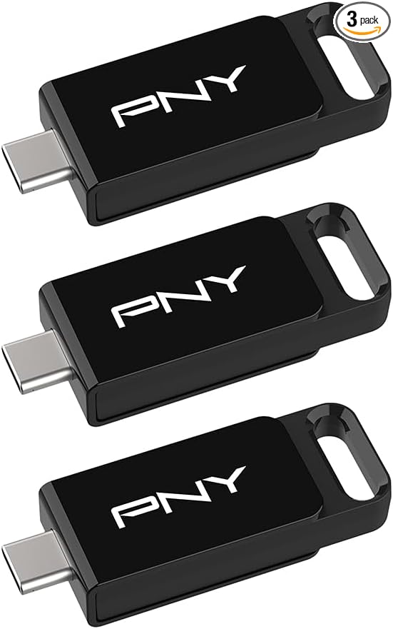 128GB Elite Type-C USB 3.2 Flash Drive – Up to 120MB/s Read, Up to 10x Faster Write Than USB 2.0, Reliable Design, Durable & Portable for Everyday Store & Share, Type-C Connector, 3-Pack