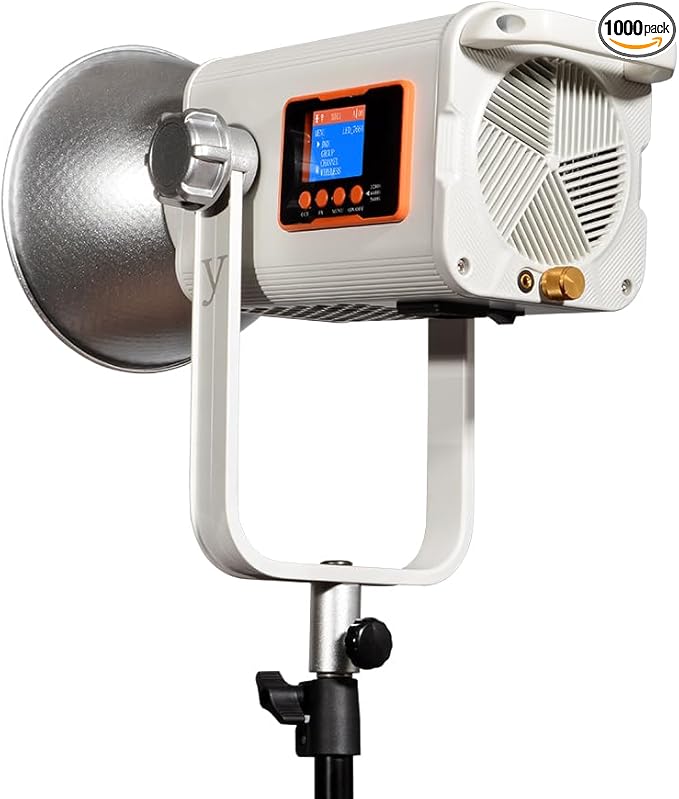 300W Bi-Color LED Spotlight-2700K-6500K Adjustable CRI 96,DMX/App Control,Led Video Light Bowens Mount for Photography/Videography/YouTube/TikTok Content Creation & Live Streaming (White)