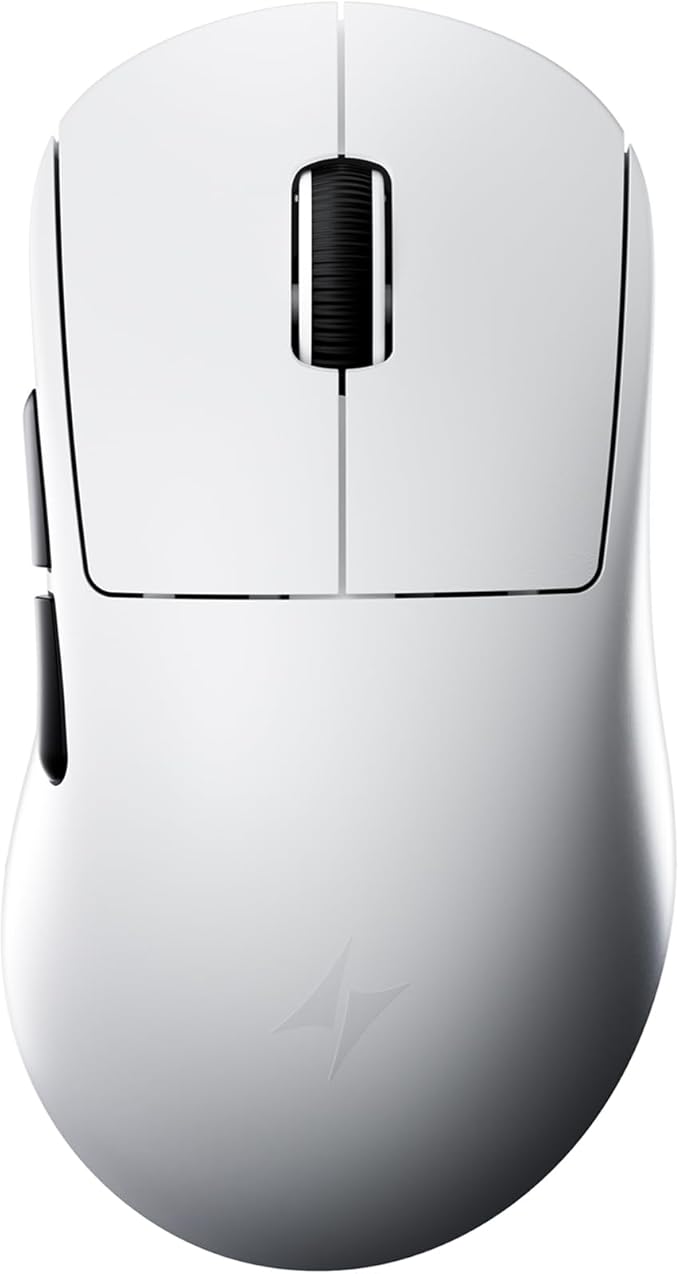 ATK Dragonfly Y9 Gaming Mouse, 55g Lightweight, PAW3950 Ultra Sensor, Nordic 54L15 MCU, Optical Switches, 8K Hz Polling Rate, 800 Hr Battery 2.4G/USB-C (White, Ultimate)