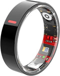 Heart rate monitoring, Blood oxygen monitoring, Pressure monitoring, HRV Lorenz scatter plot, Step counting Exercise, Remote care, 24/7 scientific sleep, Photo taking, Blood components (Black, 8)