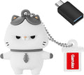 USB Flash Drives, 16GB/32GB/64GB/128GB Silicone USB2.0 High Speed Thumb Memory Stick Pen Date Storage Pendrive U Disk (Cat, 32GB)