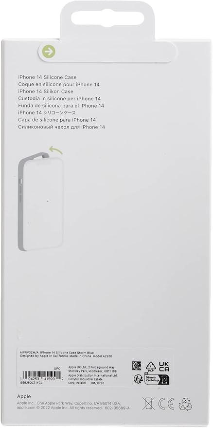 Apple iPhone 14 Silicone Case with MagSafe - Storm Blue