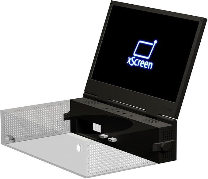 UPspec Gaming xScreen for Xbox Series S* - 11.6 1080P FHD 60Hz IPS Portable Screen Attachment - Unique CABLEFREE Design (Carbon Black)