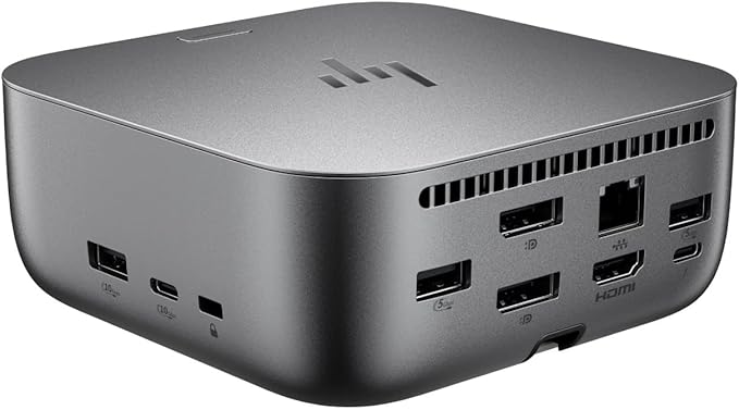 HP 180W G6 Thunderbolt 4 Ultra Dock Port Replicator Bundle w/DKZ Hub (Universal Thunderbolt/USB-C Docking Station, Single Cable for Charging, Data Transfers to Any Brand Laptop) 9X481UT#ABA (5-Pack)