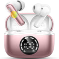 Bluetooth 5.4 Headphones, 2026 3D-Stereo Wireless Earbuds, 48Hrs Deep Bass Ear Buds, 4 ENC Noise Cancelling Mic, USB-C in-Ear Earphones, IP-X7 Waterproof Sport Workout Gym for Laptop Pad Android iOS