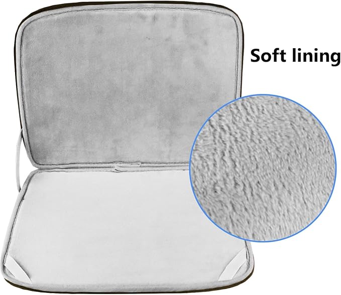 15.6 Inch Laptop Case, Durable Shockproof Protective Cover Computer Sleeve Briefcase Carrying Bag Compatible with 15.6" HP, ASUS, Lenovo, Acer, Notebook, Ultrabook, Chromebook, Brown