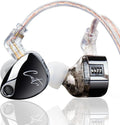 in Ear Monitor Headphones, KZ Castor Improved Bass HiFi Earphone Sound Tunable Noise Isolating IEMs, Dual-Dynamic Driver Wired Earbuds with Detachable Cable for Singers Musicians