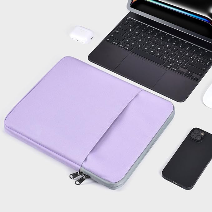 6-7 inch Kindle Paperwhite Sleeve for Kindle Paperwhite 6.8"/ Kindle 6 11th 2022, Fire HD 7, Kobo Clara 2E e-Reader 6" Sleeve Bag, Purple