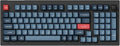Keychron V5 Max Custom Wirless Mechanical Keyboard, 2.4 GHz/Bluetooth/Wired 3-Mode 100 Keys RGB Backlight QMK/VIA Programmable Macro, Hot-Swap Gateron Jupiter Red Switch PBT Keycaps for Mac Windows