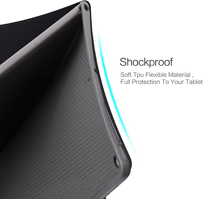 Vimorco iPad 9th Generation Case, iPad 7th/8th Generation Case for iPad 10.2 Cover, Auto Sleep/Wake, iPadcase 9th Generation Cover Multi-Angle View, Goldfish Black Cat