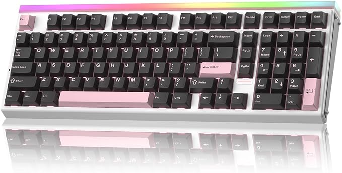 AULA Hero 99 Wired Gaming Keyboard, Hall Effect Keyboard with Rapid Trigger Mode, Hot Swappable Magnetic Switch Keyboard with Number Pad, Web Driver,RGB Backlit Mechanical Keyboard for Office PC Gamer