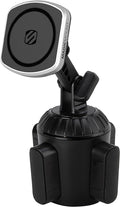 Scosche MP2CUPM-SP MagicMount Pro2 Cup Holder Magnetic Cell Phone Holder Car Mount Kit Compatible with MagSafe, iPhones, Galaxy, Pixel & All Smartphones