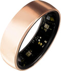 Smart Ring Titanium Fitness Sleep Tracker Health Monitoring Blood Pressure Blood Oxygen for iPhone and Android 7 Days Batterty Life (Rose Gold, 10) Full Charge First Use