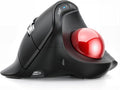 Nulea M514 Wireless Trackball Mouse - Reduce Wrist Strain with Ergonomic Vertical Design - Precision Thumb Control, Quiet Clicks, 3-Device Bluetooth & USB, Rechargeable for PC/Mac