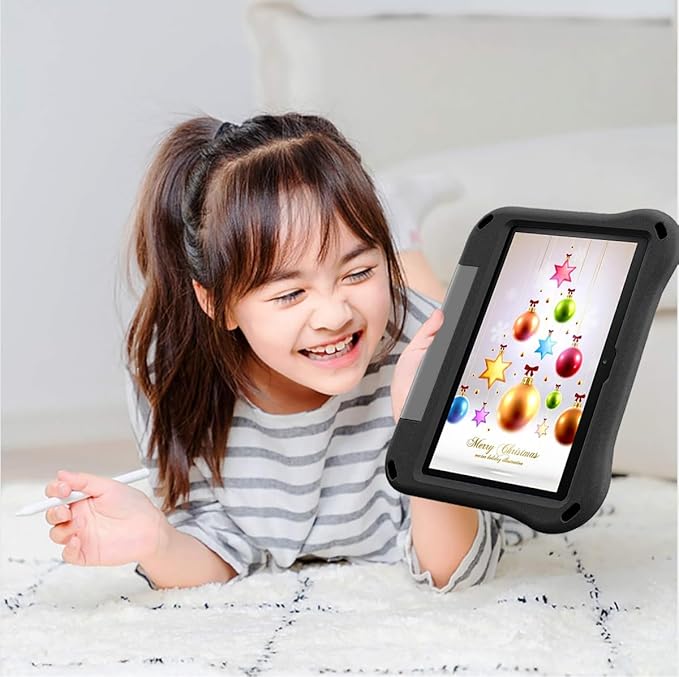 10 inch Tablet Case for Kids,(Compatible with 13th/11th Gen 2023/2021) (Incompatible with iPad Samsung 10 inch Tablet),Light Weight Shock Proof Convertible Handle Stand Kids Case (Black)