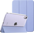 MoKo for iPad mini 7 (A17 Pro) Generation Case 2024, iPad mini 6 Case 2021, 8.3-inch Slim Lightweight Protective Hard Back PC Shell Stand Cover Support Touch ID, Auto Wake/Sleep, Grayish Purple