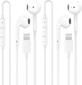 [Apple MFi Certified] for iPhone Headphones Wired Earbuds/Earphones with Built-in Microphone & Volume Control HiFi Stereo Nosie Reduction Compatible for iPhone 14 13 12 11 Pro Max XS XR X 8 7, 2 Pack