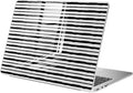 Compatible with MacBook Air 13 inch Case M1 A2337 A2179 A1932 2022 2021 2020 2019 Release, Cute Black Stripe Protective Hard Shell Clear Cover for MacBook Air 13.3 inch