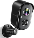 Security Cameras Wireless Outdoor, 2K Battery Powered AI Motion Detection Spotlight Siren Alarm WiFi Surveillance Indoor Home Camera, Color Night Vision, 2-Way Talk, Cloud/SD Storage-Black WiFi Camera