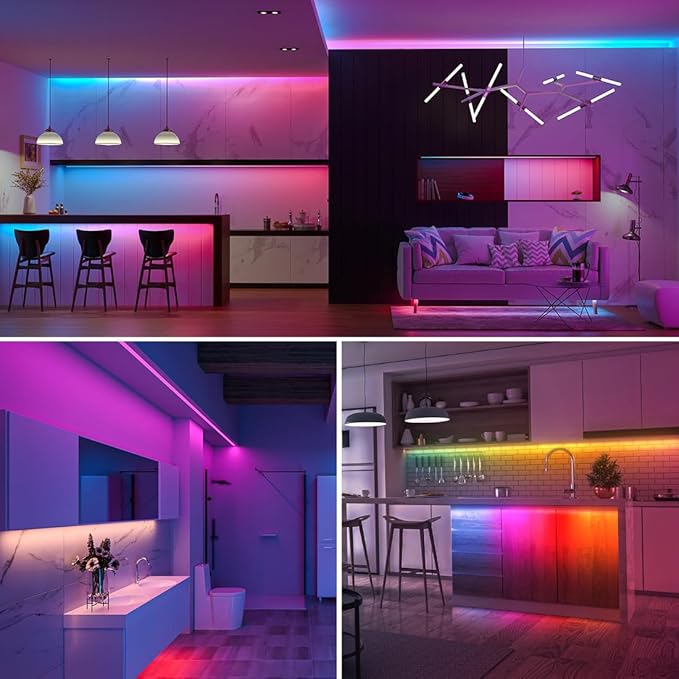 BTF-LIGHTING FCOB COB LED Strip Light IP66, WS2814 Smart IC RGBW 3000K Color Chasing Light, UL Listed DC24V 24FT 784LEDs/m High Density 10mm Width for Home Party DIY Decor(No Adapter or Controller)