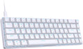 DIERYA T68SE 60% Gaming Mechanical Keyboard,Ultra Compact Mini 68 Key with Brown Switch Wired Keyboard,Anti-Ghosting Keys, for Windows Laptops and PC Gamers,White