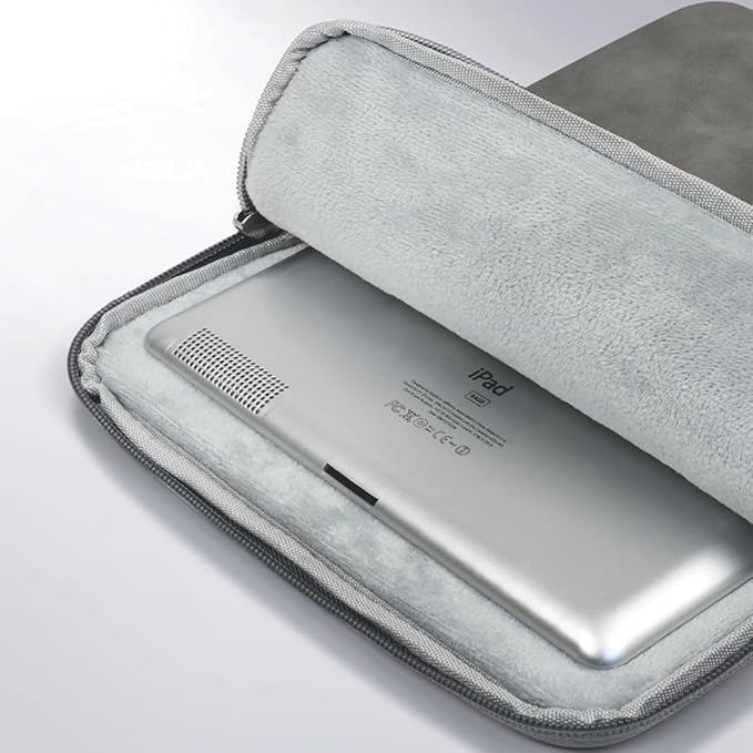 CAAORDKSO 7-8 Inch Tablet Sleeve Bag for iPad mini (A17 Pro) 8.3", iPad mini 6/5/4/3/2/1, Samsung Galaxy Tab S2 8.0, Tab A 8.0, ZenPad Z8s 7.9, Amazon Fire HD 8 Tablet/ 8 Plus Tablet Case, Space Grey