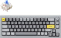 Keychron Q2 Wired 65% Mechanical Keyboard with Knob & RGB - Hot-Swappable Gateron G Pro Blue Switch, QMK/VIA Programmable, Double Gasket Mount, Aluminum Body for Mac/Windows/Linux (Grey)