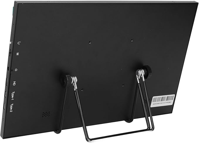 4K Portable Monitor, 13.3 Inch 1920x1080 FHD Laptop Monitor, Ultra Slim Type C Port and HDMI Computer Gaming Display, for Computer, PC, Laptop, PS, Phone