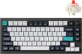 Keychron Q1 Max RGB QMK/VIA Custom Mechanical Keyboard, Hot-Swappable Full Metal Programmable Knob with Gateron Jupiter Red Switch, 2.4 GHz/Bluetooth/Wired Gaming Keyboard for Mac Windows Linux