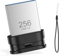 256GB USB 3.0 Flash Drive, Mini Thumb Drive Waterproof Memory Stick with Lanyard Hole Plug and Play Portable USB Stick Storage for Computer Laptop Smart TV, Black