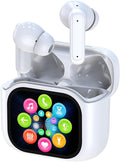 Xmenha AI Headphones Language Translator Translation Translating Earbuds Real Time for iPhone Android Earpiece Ear Buds Spanish Translator Device AI Earbuds Translate Earphones audífonos traductores