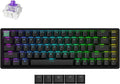 Keychron K6 HE Hall Effect Magnetic Keyboard, 65% Wireless Gaming Keyboard, 1000Hz 2.4GHz & Bluetooth, Adjustable Actuation & Rapid Trigger, Double-Shot PBT, Aluminum/Wood Frame, for Mac Windows