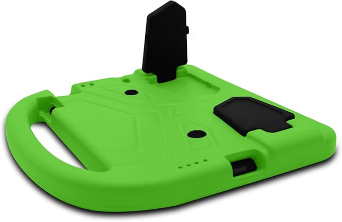 Kids Case for 7.9" iPad Mini 5/4/3/2/1, Silicone Shockproof Cover with Handle Kickstand, Green