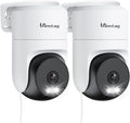 VIMTAG 2.5K 4MP Outdoor Security Camera, Pan/Tilt WiFi Home CCTV Camera, 360° View & Motion Tracking, Color Night Vision, 2-Way Audio, AI Detection Alarm, IP66, Cloud & SD Card Storage, Works w/Alexa