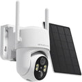 HOSAFE.COM Solar Security Cameras Wireless Outdoor, 360° PTZ Remote Cameras for Home Security Solar Powered, 2K 3MP Security Camera Outdoor Wireless, Free Cloud Storage(Need Apply)