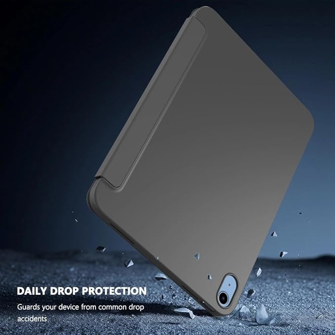 Case for iPad Pro 9.7 Only (Model 2016) - Slim Lightweight Durable Trifold Stand Cover, Supports Auto Wake/Sleep, Black