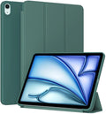 Case for iPad Air 11-inch M3 M2 2025 2024/10.9 Air 5th 4th Generation 2022 2020, Slim Lightweight Durable Protective Cover with Trifold Stand, Supports Auto Wake/Sleep, Green