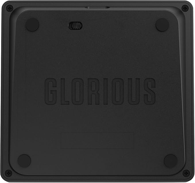 GLORIOUS GMMK Macro Pad - Black Mechanical Numpad - 10 Key USB Keypad - Hotswap, Programmable Volume Knob, RGB Backlit, Wired & Wireless Bluetooth- Gaming Keyboard Number Pad