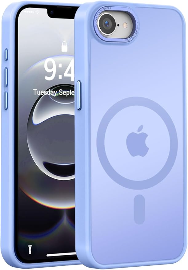 Newfuture Designed for iPhone 17e Case & iPhone 16e Case with Magnetic [13 FT Military Drop Protection] [Compatible with Magsafe] Slim Translucent Shockproof with Anti-Fingerprint Phone Case, Blue