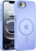 Newfuture Designed for iPhone 17e Case & iPhone 16e Case with Magnetic [13 FT Military Drop Protection] [Compatible with Magsafe] Slim Translucent Shockproof with Anti-Fingerprint Phone Case, Blue