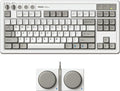 8Bitdo 87 Keys Retro Mechanical Keyboard Bluetooth/2.4G/USB-C, Hot Swappable, Dual Super Programmable Buttons, Volume knob for Windows and Android - M Edition