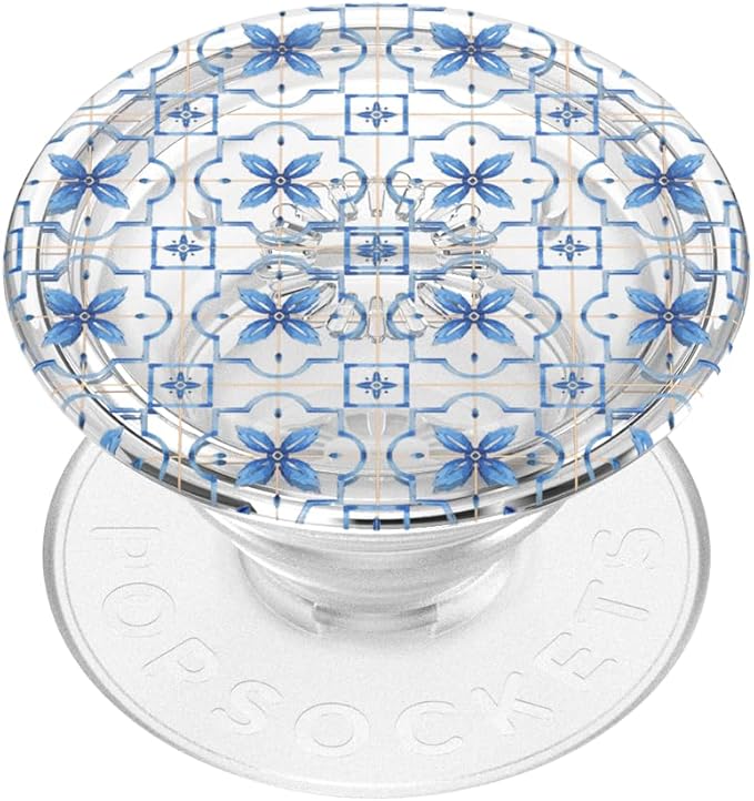 PopSockets Adhesive Phone Grip, Holder, Phone Stand, Blue - Marina