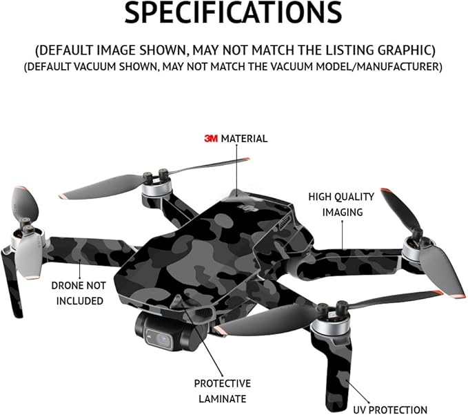 MightySkins Compatible with DJI Mini 2 Portable Drone - Tree Camo | Protective, Durable, and Unique Vinyl Decal wrap Cover | Easy to Apply, Remove, and Change Styles | Made in The USA